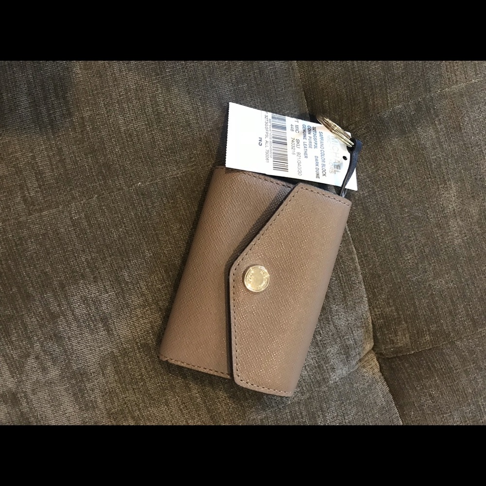 NWT Michael Kors leather coin purse